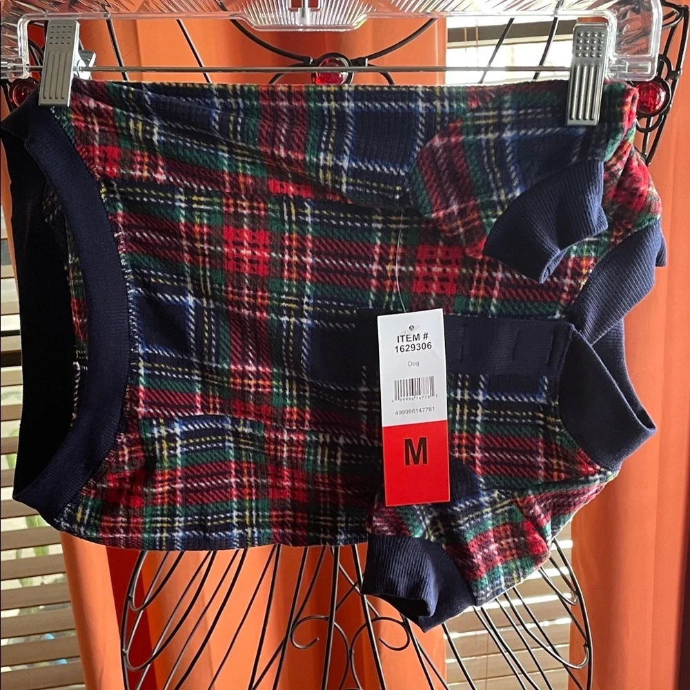 🐾🐾🐾3 for 12$🐾🐾🐾Eddie Bauer Tartan Dog Flannel Bodysuit - Red, Green, Navy